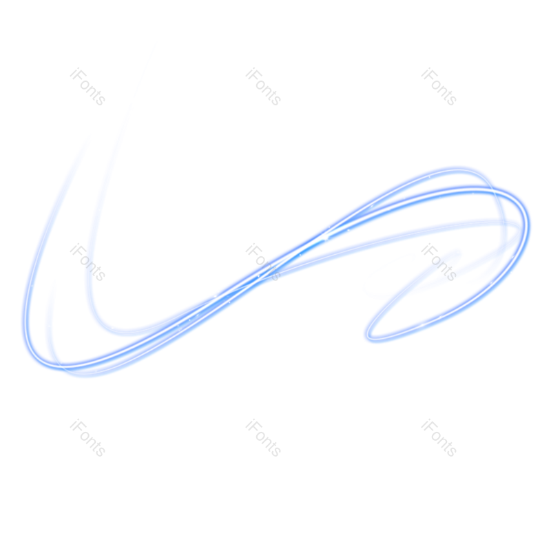 光效图片,动感光效元素,科技感PNG,蓝色光线免抠素材